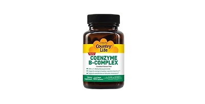 Country Life Coenzyme B-Complex Vegetarian, 60 Caps