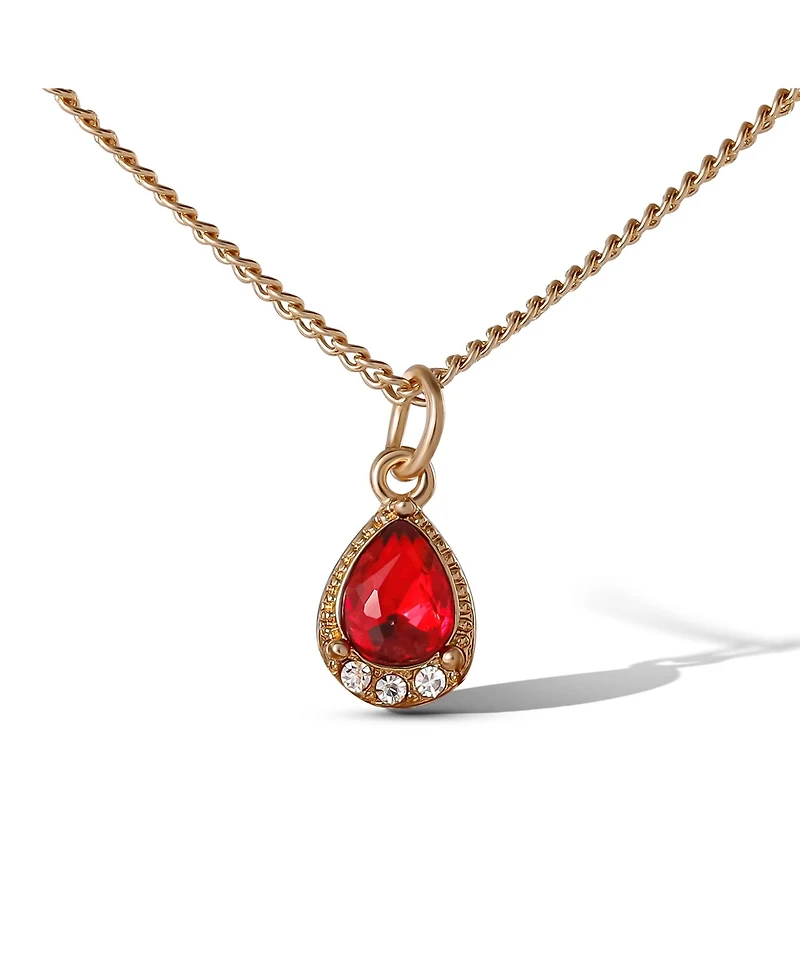 Jessica Simpson Layered Cross & Gem Necklace