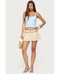 Edikted Women's Clarence Beaded Tank Top