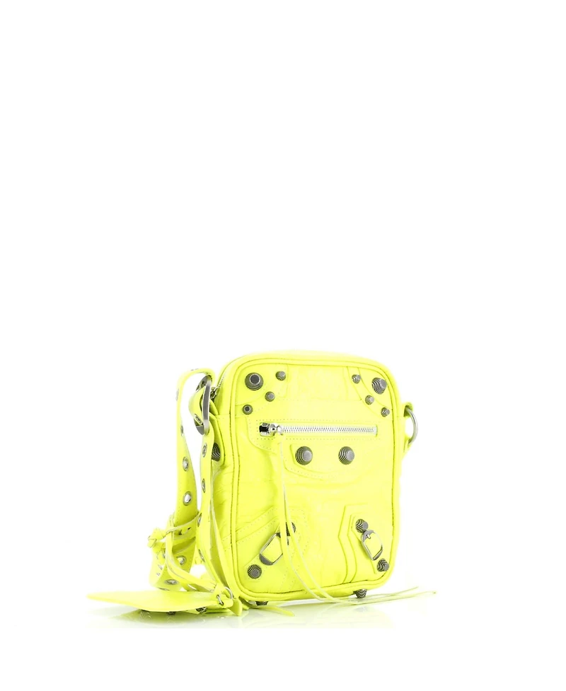 Pre-Owned Balenciaga Le Cagole Giant Studs Crossbody Bag Leather