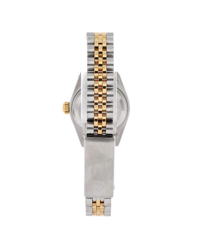 Pre-Owned Rolex Oyster Perpetual Datejust Automatic Watch in Stainless Steel and Gold with Diamond Markers 26mm