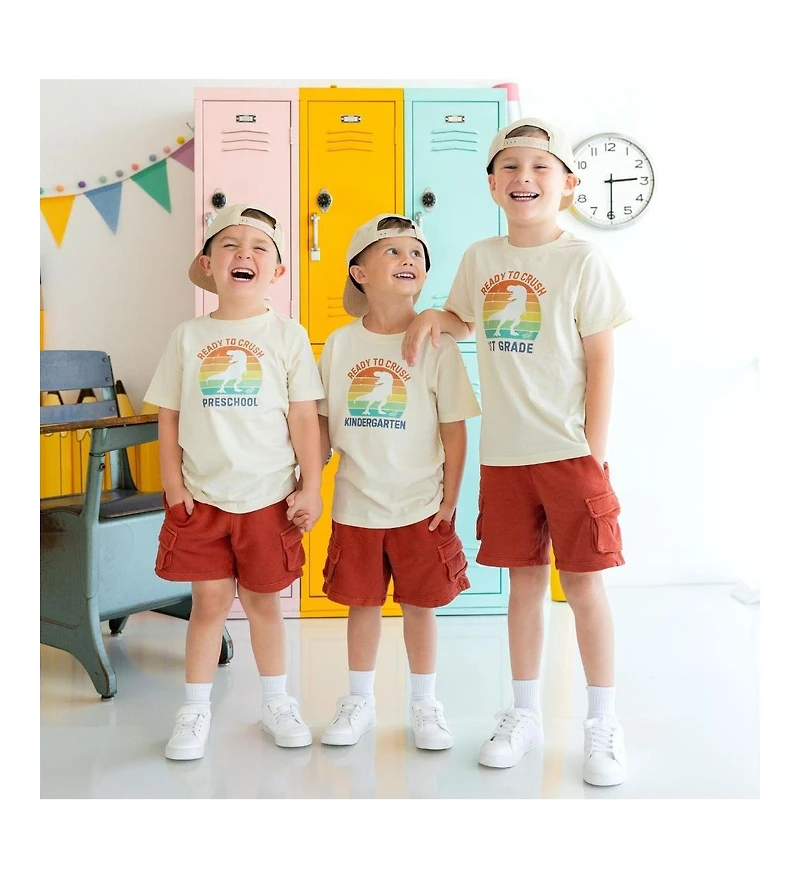 Sweet Wink Little and Big Boys Ready to Crush Preschool Short Sleeve T-Shirt