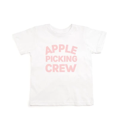 Sweet Wink Little and Big Girls Apple Picking Crew Short Sleeve T-Shirt