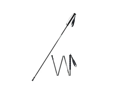 Naturehike 1pc 3K Carbon Fiber Trekking Pole-Ultra Lightweight Foldable for Trail Running,Quick 3-Second Setup,4-Section Design with Carry Bag