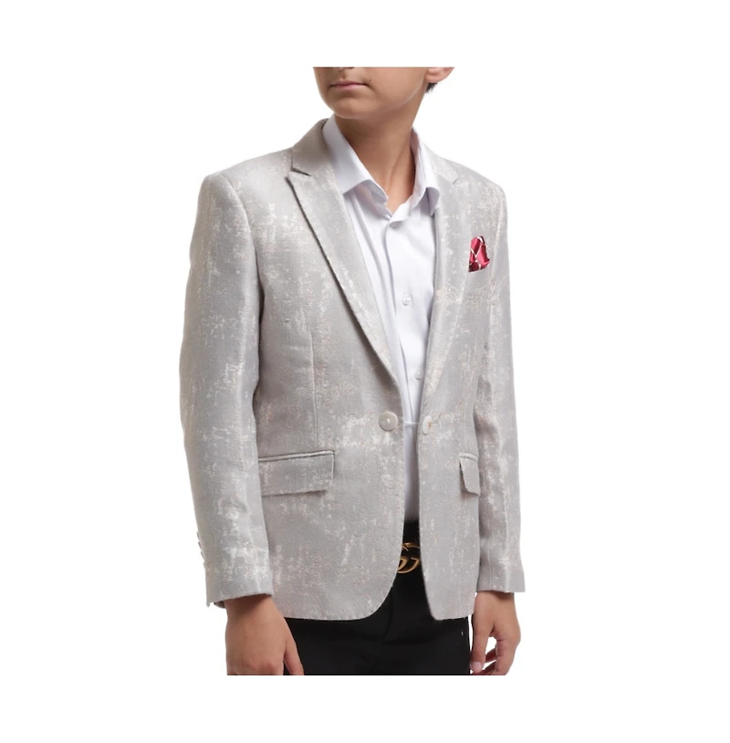 Elie Balleh Toddler Gold Slim Fit Classic Blazer