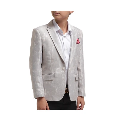Elie Balleh Toddler Gold Slim Fit Classic Blazer