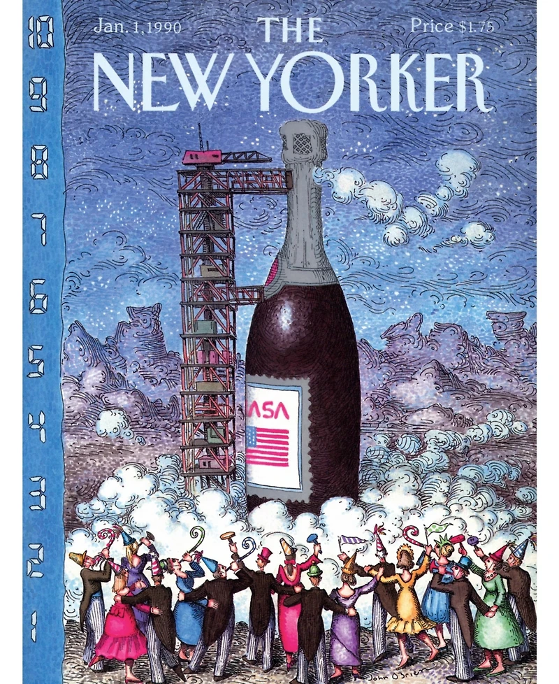 New York Puzzle Company Champagne Countdown 1000 Piece Puzzle