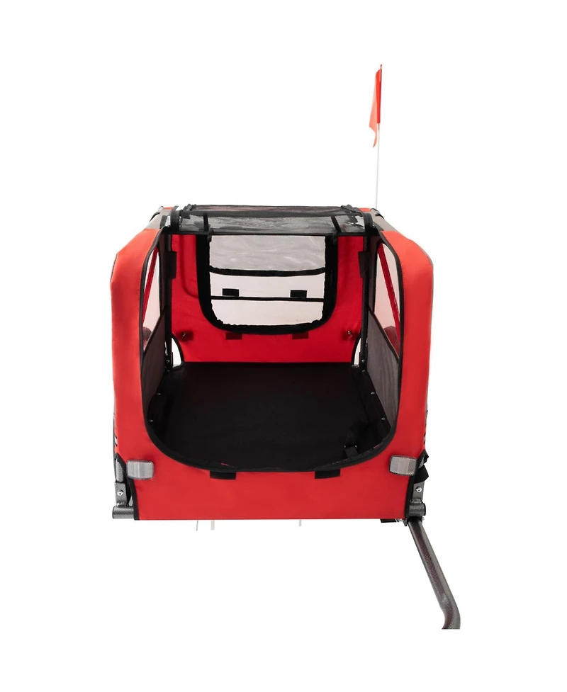 Streamdale Furniture Outdoor Heavy Duty Foldable Utility Pet Stroller Dog Carriers Bicycle Trailer