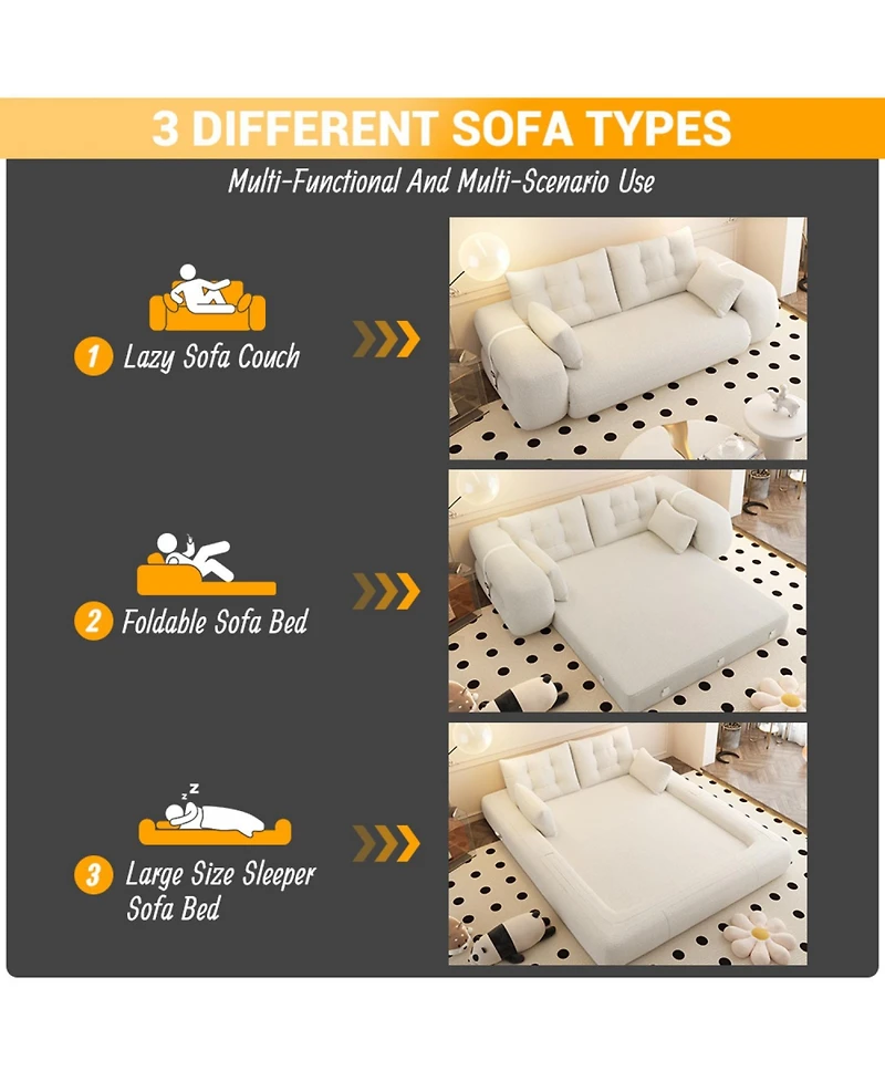 Streamdale Furniture Human Dog Bed Foldable Sofa Couch