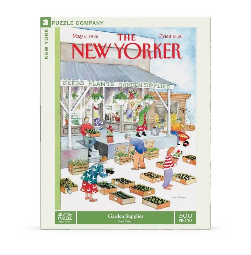 New York Puzzle Company Garden Supplies 500 Piece Puzzle