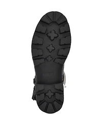 Guess Women's Yanky Tall Buckled Moto Lug Boots