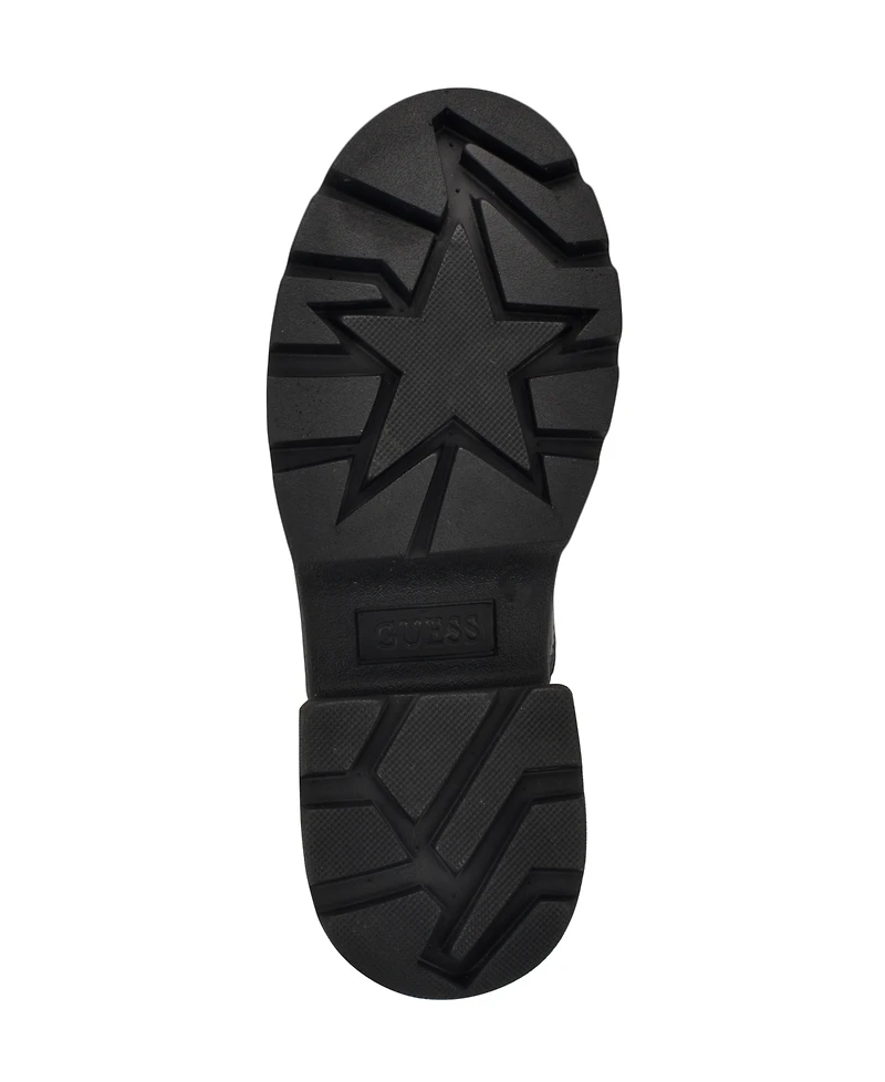 Guess Women's Yarini Platform Lug Combat Boots