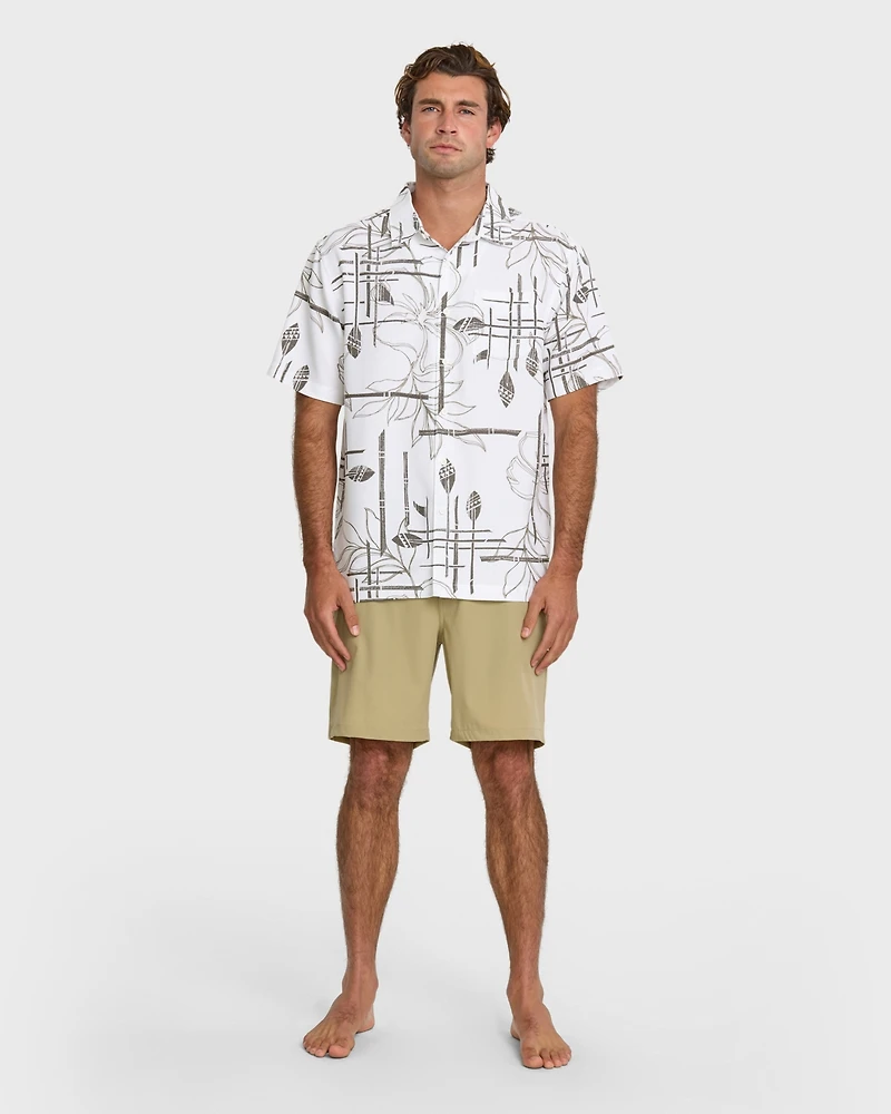 Quiksilver Waterman Men's Paddle Out Short Sleeve Shirt