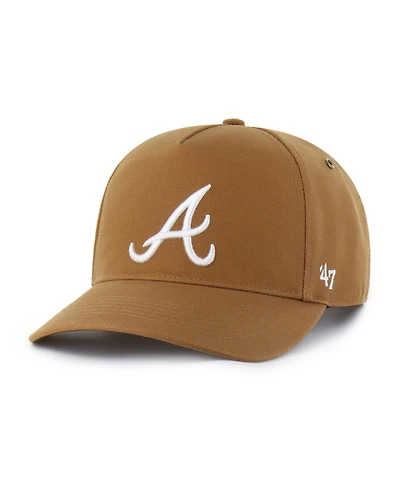 Carhartt X '47 Brand Men's Brown Atlanta Braves Hitch Adjustable Hat