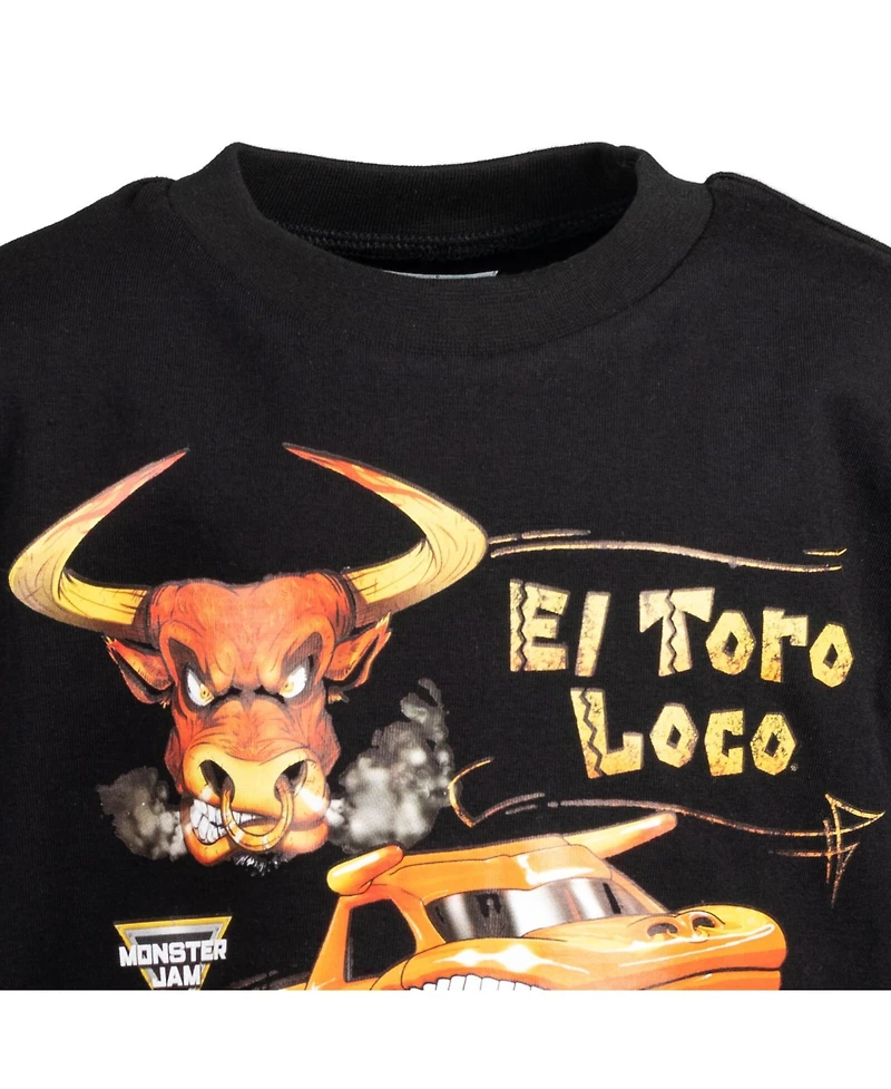 Monster Jam Toddler Boys T-Shirt and Shorts Outfit Set