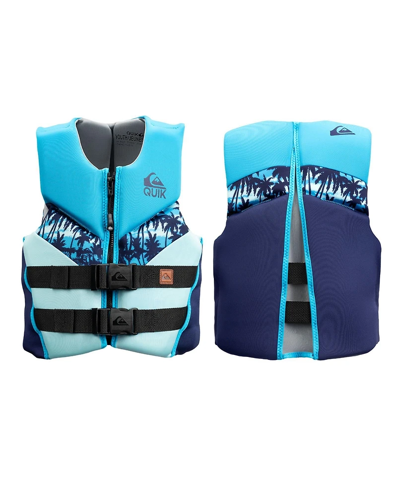Quiksilver Uscg Approved Life Jacket, Evoprene Pfd Pvc Foam Swim Vest