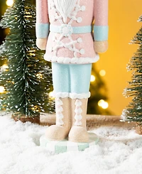Glitzhome 18.25" Resin Christmas Cupcake Nutcracker