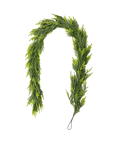 Glitzhome 9 ft Polyethylene Christmas Dripping Garland