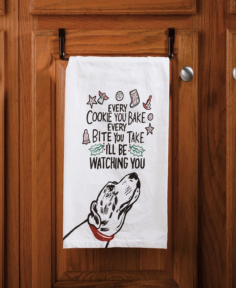 Primitives by Kathy I'll Be Watching Kitchen Towel
