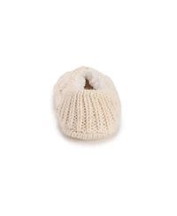 Muk Luks Women's Chunky Ballerina Slipper With Ribbed Heel