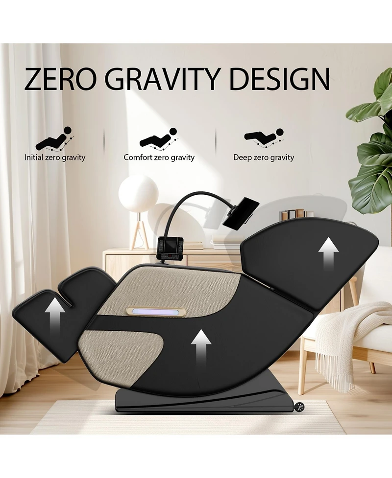 Streamdale Furniture Massage Chair Recliner with Zero Gravity with Full Body Air Pressure