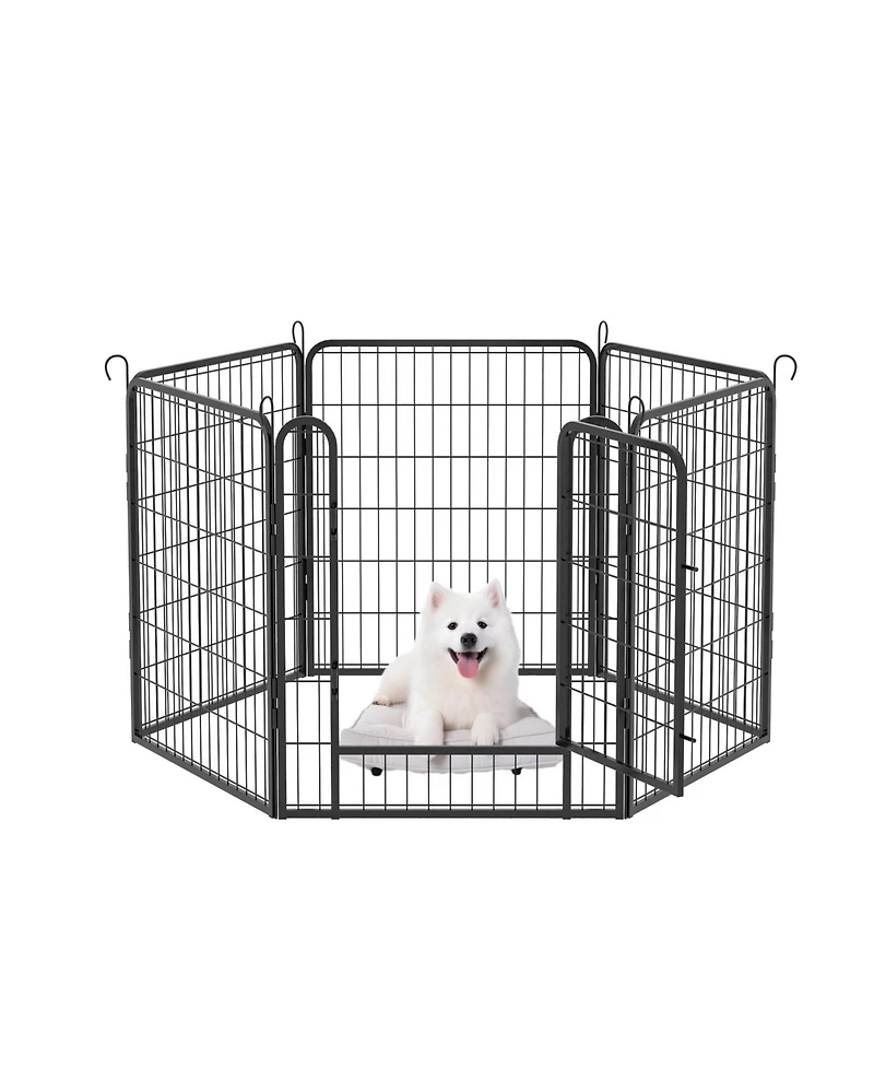 Streamdale Furniture Metal Playpen with Door 31.7"H