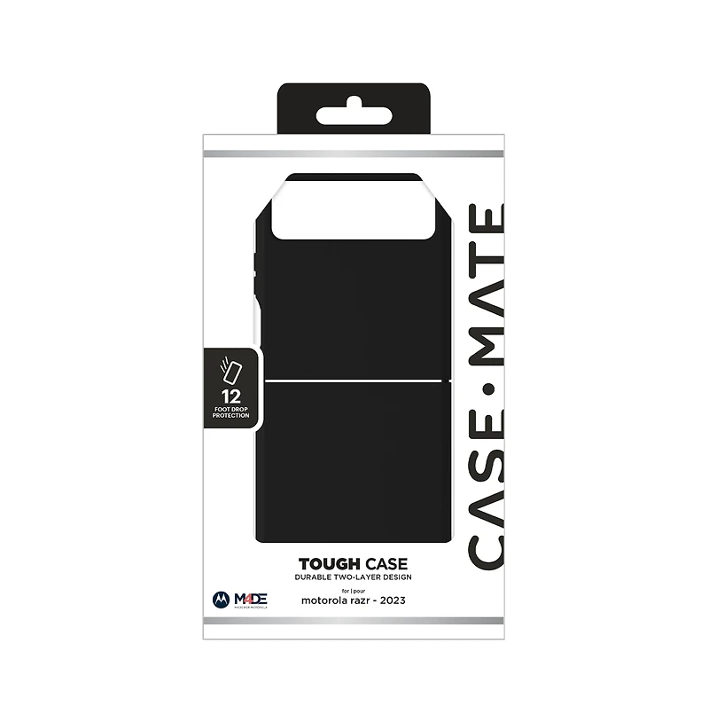 Case-Mate Tough Case for Motorola Razr (2023)-Black