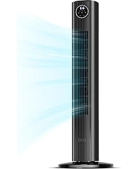 Zafro 36" Tower Fan for Bedroom, Bladeless Standing with 85° Oscillation, Quiet Cooling, Remote Control, 12H Timer, 3 Speeds, 4 Modes