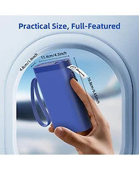 Polono Label Maker Machine with Tape, P21-a Bluetooth Label Printer, Wireless Mini Label Makers with Multiple Templates for Organizing Office Home, Da