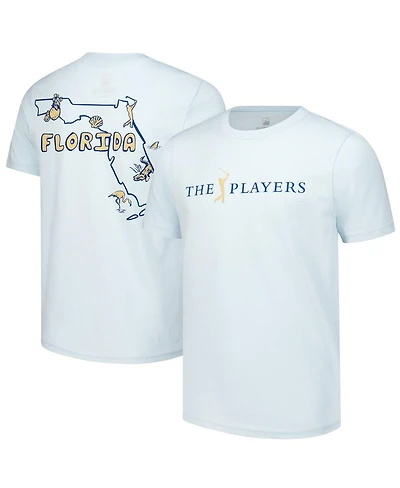 Flomotion Big Boys and Girls Light Blue The Players Florida Outline T-Shirt