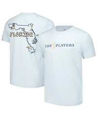 Flomotion Big Boys and Girls Light Blue The Players Florida Outline T-Shirt