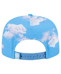 New Era Men's Light Blue New York Knicks Head in the Clouds Golfer Rope Adjustable Hat
