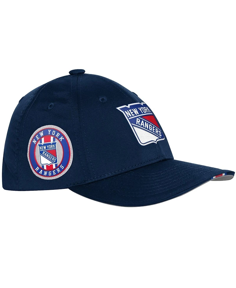 Fanatics Big Boys and Girls Navy New York Rangers 2025 Nhl Draft Authentic Pro On-Stage Podium Adjustable Hat