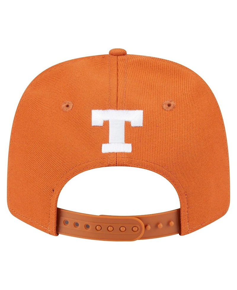 New Era Men's Texas Orange Texas Longhorns Team Collective 9SEVENTY Stretch-snap Adjustable Hat