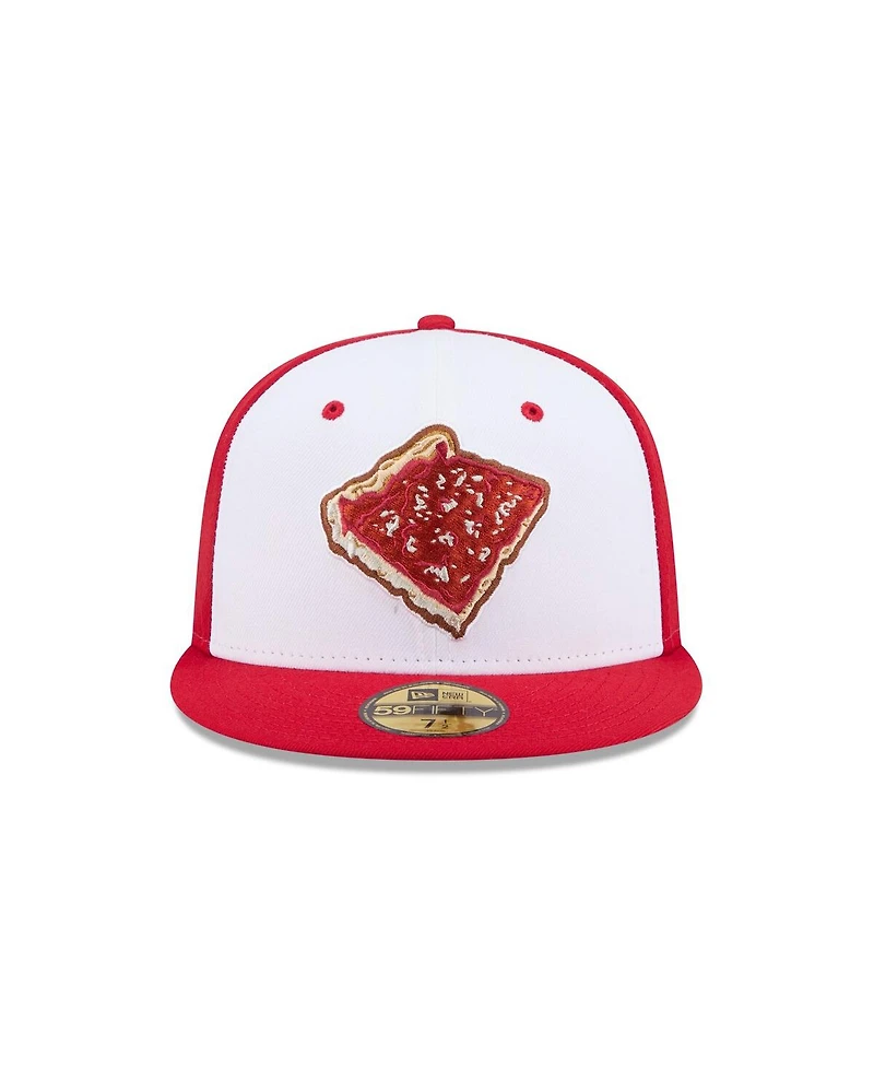 New Era Men's Red Lehigh Valley IronPigs Theme Nights 59FIFTY Fitted Hat