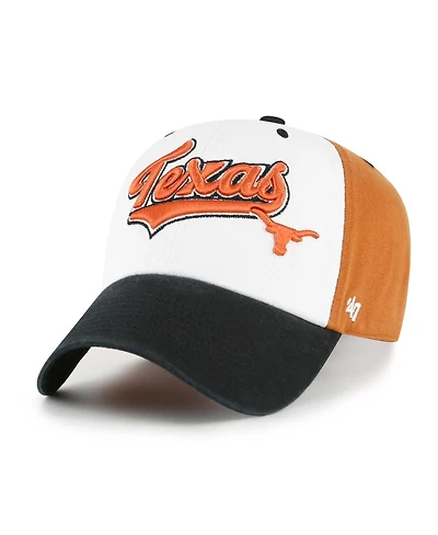 '47 Brand Big Boys and Girls Burnt Orange Texas Longhorns Scooter Clean Up Adjustable Hat