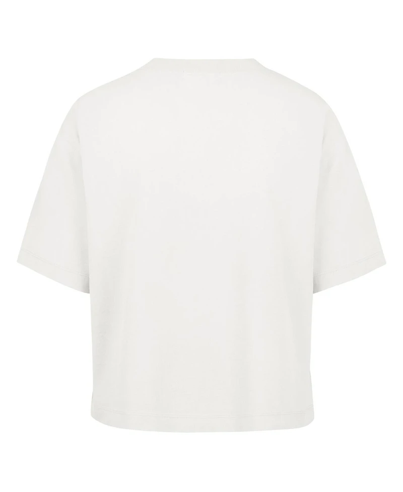 '47 Brand Women's Natural Baltimore Ravens Florentina Montauk Cropped T-Shirt