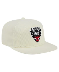 New Era Men's Cream D.c. United 2025 Kickoff Snapback Golfer Hat