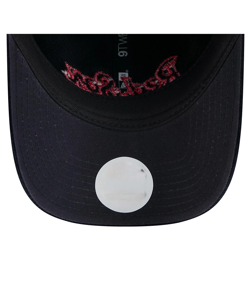 New Era Women's Navy Boston Red Sox Corduroy 9TWENTY Adjustable Hat