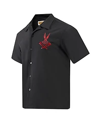 Freeze Max Men's Looney Tunes Bugs Bunny Melted Skeleton Button-Up Shirt
