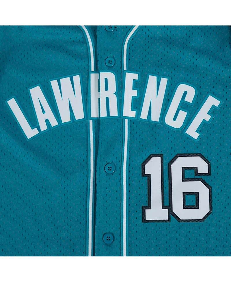 Pro Standard Men's Trevor Lawrence Teal Jacksonville Jaguars Mesh Button-Up Baseball Jersey