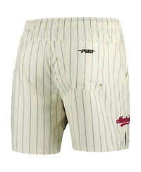Pro Standard Men's Cream Montreal Expos Pinstripe Retro Classic Woven Shorts