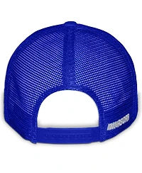 Checkered Flag Sports Big Boys and Girls Blue Kyle Larson HendrickCars.com Flame Trucker Adjustable Hat