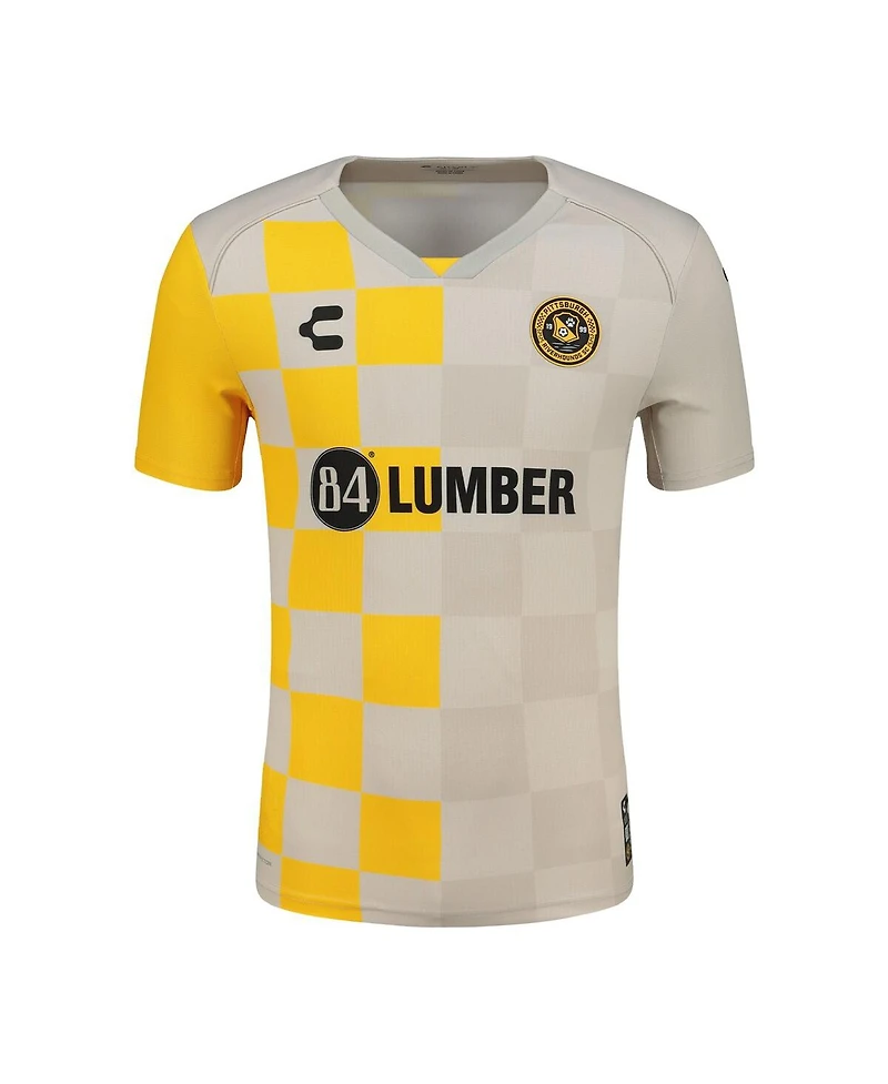 Charly Men's Gray Pittsburgh Riverhounds Sc 2025 Away Authentic Jersey
