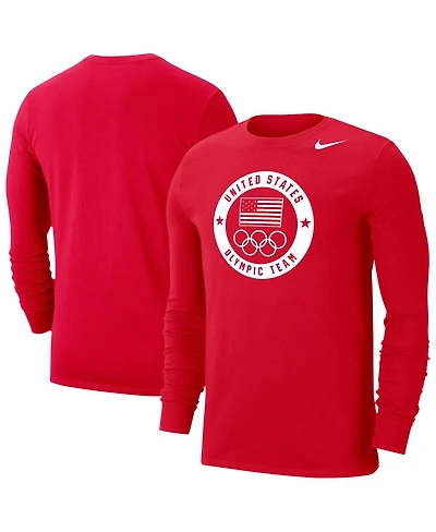 Nike Men's Team Usa Performance Long Sleeve T-Shirt