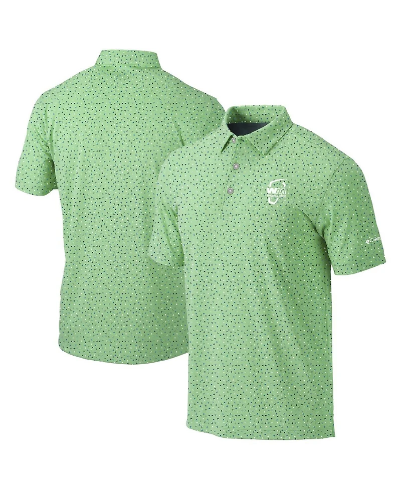 Columbia Men's Green Wm Phoenix Open Omni-Wick Slicer Polo Shirt