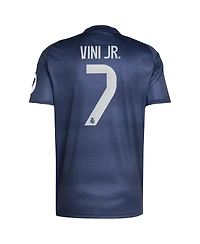 Adidas Men's Vini Jr. Blue Real Madrid 2025/26 Away Replica Player Jersey