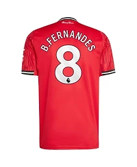 Adidas Men's Bruno Fernandes Red Manchester United Home 2025/26 Replica Player Jersey