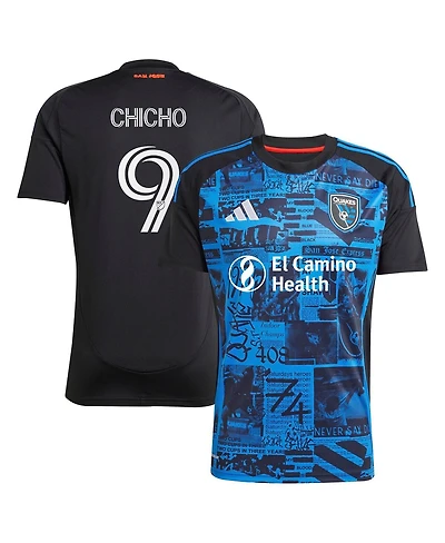 Adidas Men's Cristian Arango Black San Jose Earthquakes 2025 Headliner Replica Player Jersey