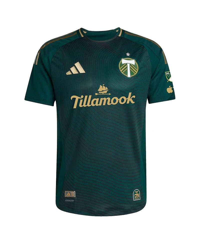 Adidas Men's Diego Chara Green Portland Timbers 2025 Forever Gold Authentic Player Jersey